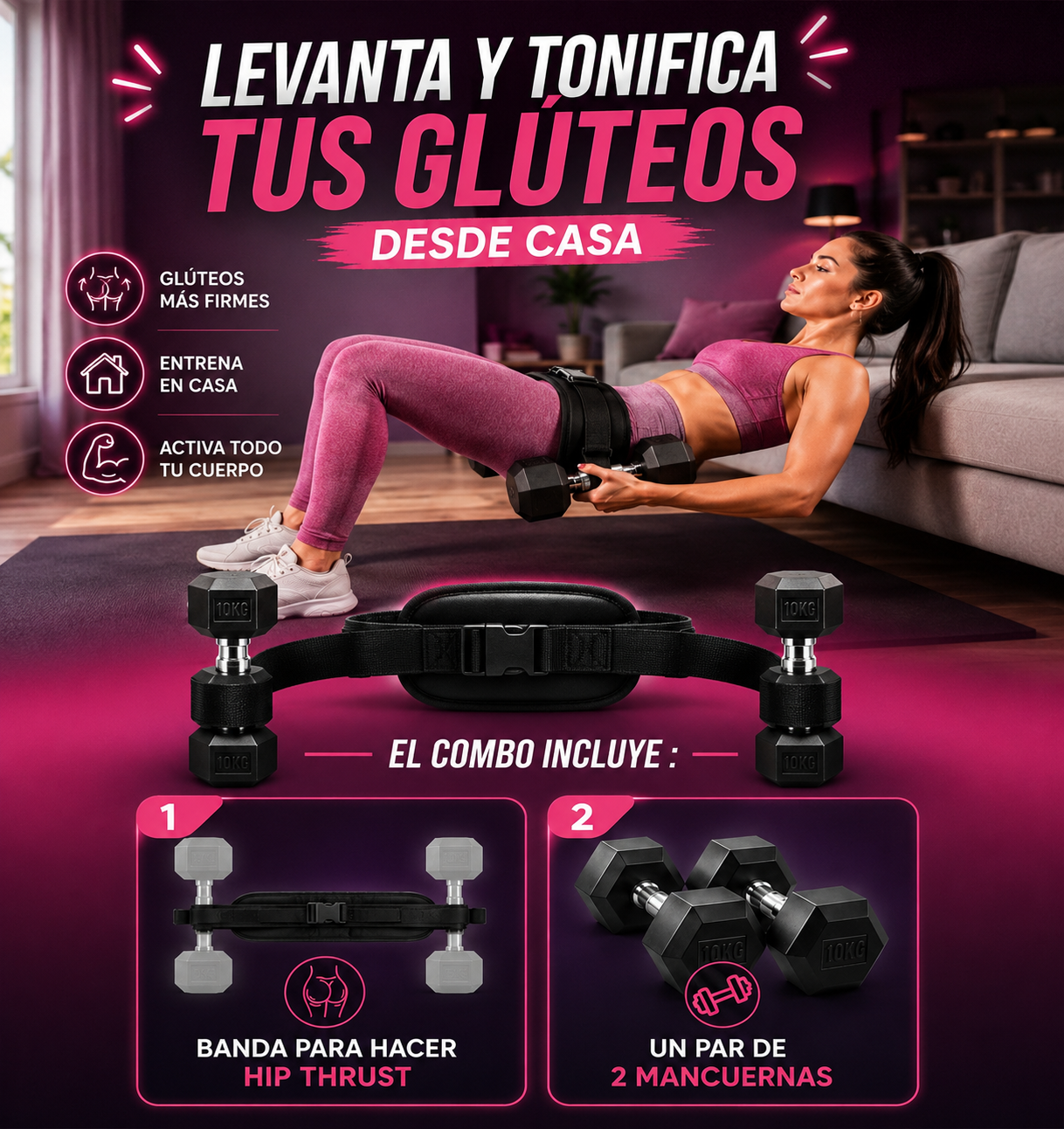 COMBO GLUTEOS POTENTES