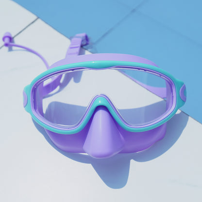 2 LENTES DE NATACIÓN CON PROTECTOR NASAL + 2 PARES DE TAPONES DE OIDO