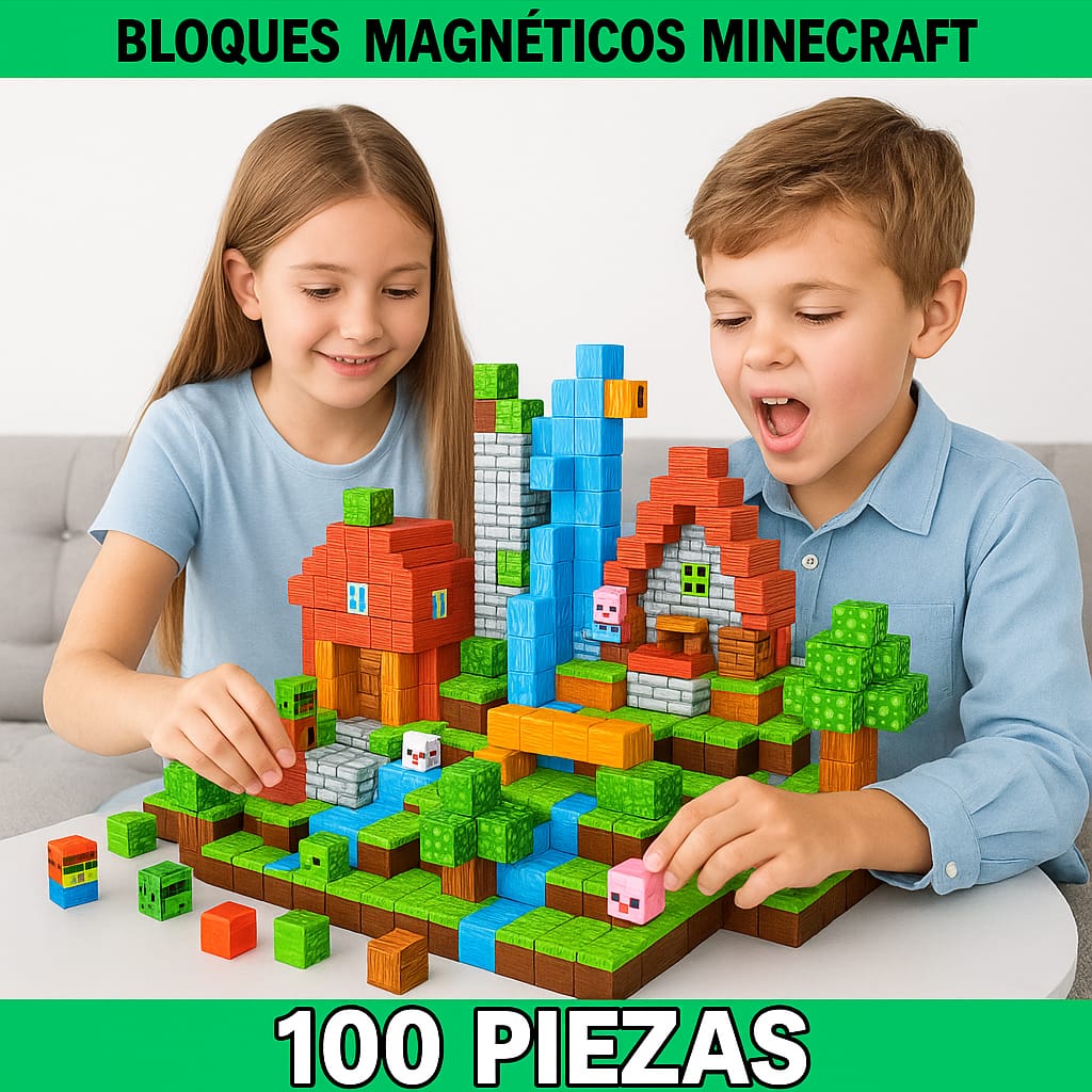 Bloques magnéticos de 100 pcs
